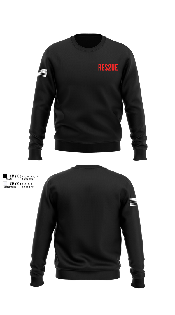 Crew Neck Sweatshirt, Rescue2/Engine5, Fire Department, Teamtime, Team time, sublimation, custom sports apparel, team uniforms, spirit wear, spiritwear, sports uniforms, custom shirts, team store, custom team store, fundraiser sports, apparel fundraiser