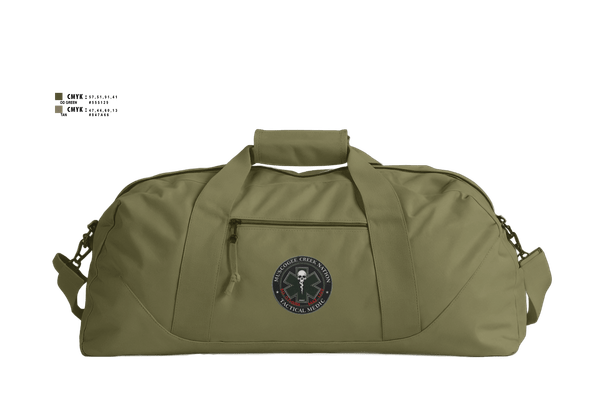 Duffle Bag, Muscogee Nation Police Tactical Medical team, Police, Teamtime, Team time, sublimation, custom sports apparel, team uniforms, spirit wear, spiritwear, sports uniforms, custom shirts, team store, custom team store, fundraiser sports, apparel fundraiser