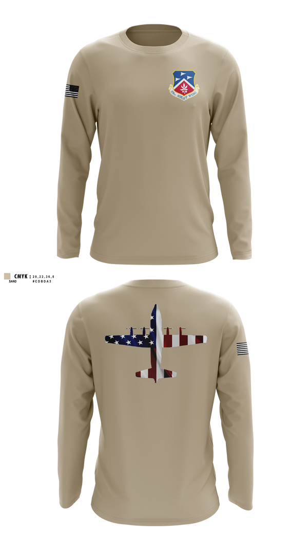 Long Sleeve Performance Shirt, 179th AW, Air Force, Teamtime, Team time, sublimation, custom sports apparel, team uniforms, spirit wear, spiritwear, sports uniforms, custom shirts, team store, custom team store, fundraiser sports, apparel fundraiser