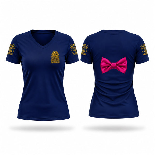 Womens Short Sleeve Vneck Shirt, Metro Crime Suppression Detail, Police, Teamtime, Team time, sublimation, custom sports apparel, team uniforms, spirit wear, spiritwear, sports uniforms, custom shirts, team store, custom team store, fundraiser sports, apparel fundraiser