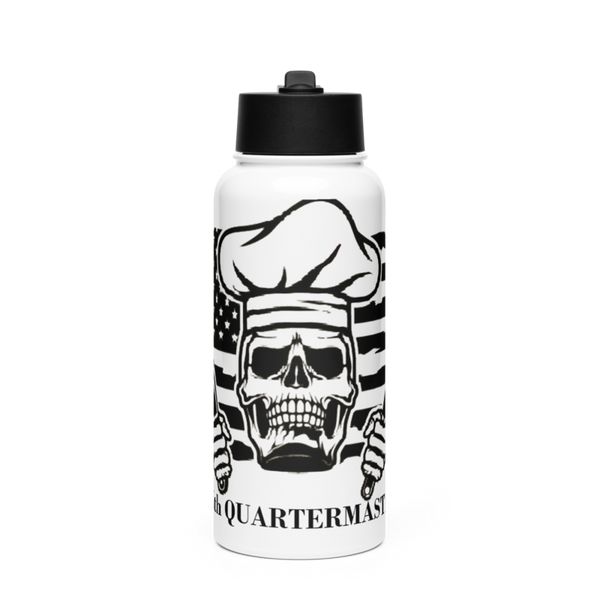 900 LEADERSHIP 50453031 Stainless Steel Water Bottle with a Straw Lid