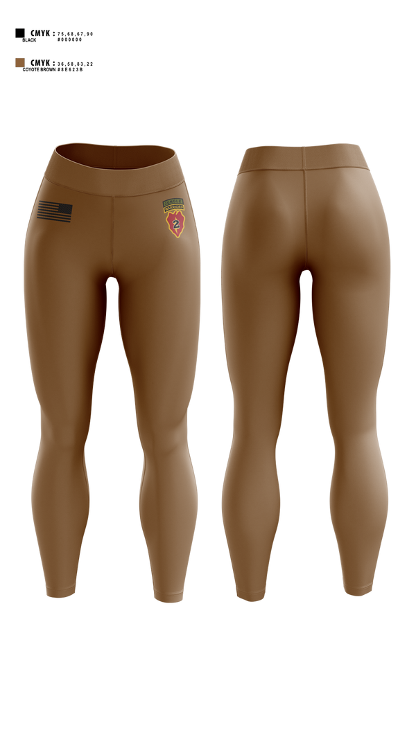 Womens Leggings, H2F, 2nd Mobile Brigade, 25th Infantry Division, Army, Teamtime, Team time, sublimation, custom sports apparel, team uniforms, spirit wear, spiritwear, sports uniforms, custom shirts, team store, custom team store, fundraiser sports, apparel fundraiser