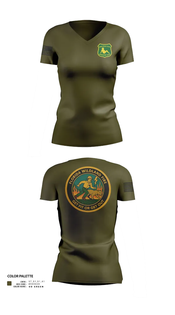 Womens Short Sleeve Vneck Shirt, Florida, , Teamtime, Team time, sublimation, custom sports apparel, team uniforms, spirit wear, spiritwear, sports uniforms, custom shirts, team store, custom team store, fundraiser sports, apparel fundraiser
