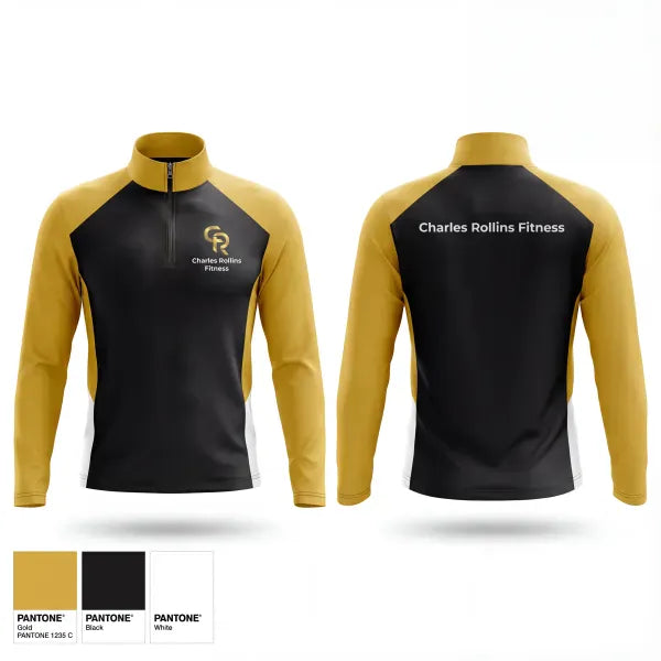 Quarter Zip Jacket, Charles Rollins Fitness, , Teamtime, Team time, sublimation, custom sports apparel, team uniforms, spirit wear, spiritwear, sports uniforms, custom shirts, team store, custom team store, fundraiser sports, apparel fundraiser