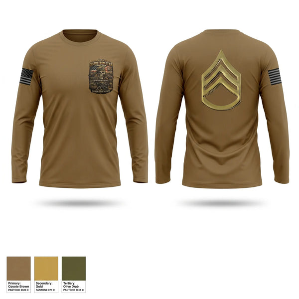 Long Sleeve Performance Shirt, 417th Quartermaster Company, Army, Teamtime, Team time, sublimation, custom sports apparel, team uniforms, spirit wear, spiritwear, sports uniforms, custom shirts, team store, custom team store, fundraiser sports, apparel fundraiser