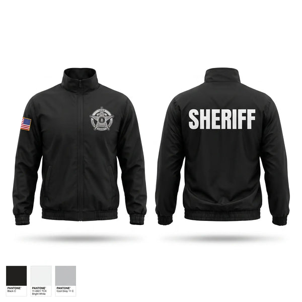 Windbreaker, Lewis county sheriff, Police, Teamtime, Team time, sublimation, custom sports apparel, team uniforms, spirit wear, spiritwear, sports uniforms, custom shirts, team store, custom team store, fundraiser sports, apparel fundraiser