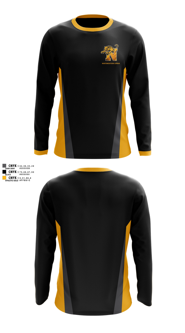 Long Sleeve Performance Shirt, Northwestern Lehigh, , Teamtime, Team time, sublimation, custom sports apparel, team uniforms, spirit wear, spiritwear, sports uniforms, custom shirts, team store, custom team store, fundraiser sports, apparel fundraiser
