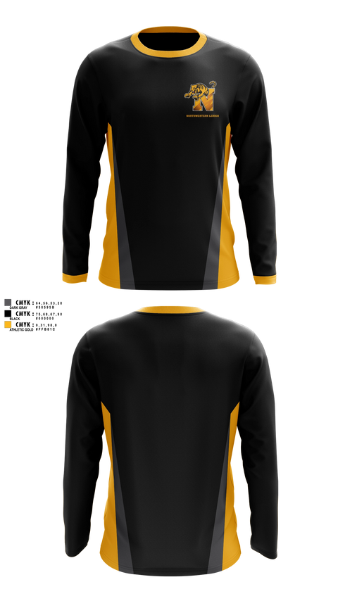 Long Sleeve Performance Shirt, Northwestern Lehigh, , Teamtime, Team time, sublimation, custom sports apparel, team uniforms, spirit wear, spiritwear, sports uniforms, custom shirts, team store, custom team store, fundraiser sports, apparel fundraiser