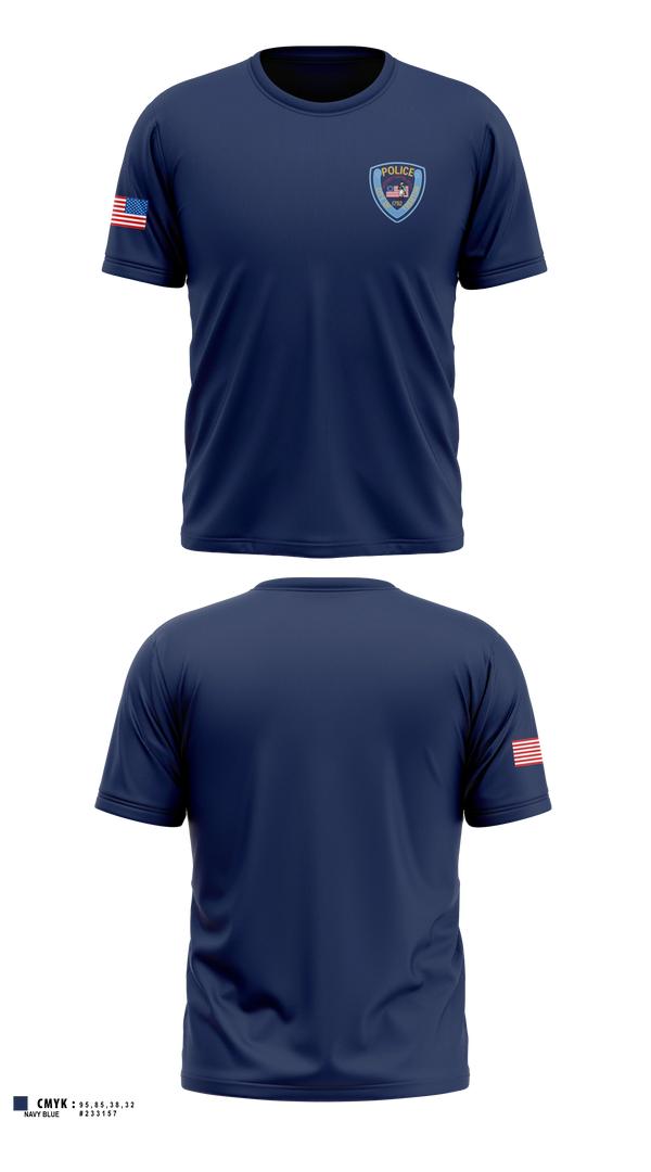 Old School Cotton Feel Shirt, Trenton Police Department, Police, Teamtime, Team time, sublimation, custom sports apparel, team uniforms, spirit wear, spiritwear, sports uniforms, custom shirts, team store, custom team store, fundraiser sports, apparel fundraiser