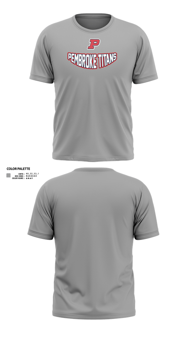 Old School Cotton Feel Shirt, Pembroke Titans Football And Cheer, , Teamtime, Team time, sublimation, custom sports apparel, team uniforms, spirit wear, spiritwear, sports uniforms, custom shirts, team store, custom team store, fundraiser sports, apparel fundraiser