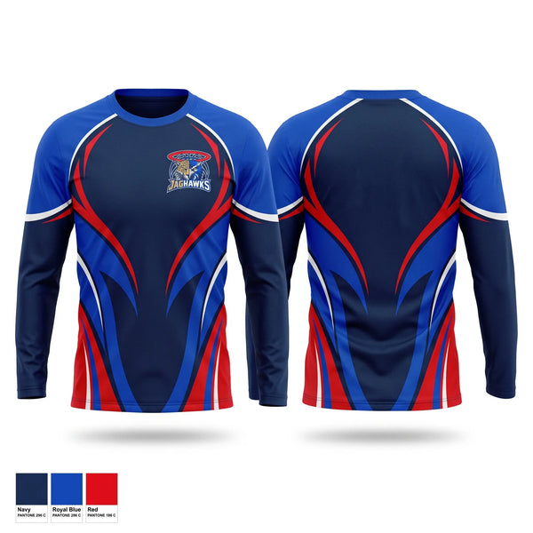 Long Sleeve Performance Shirt, JagHawks, Spirit Store, Teamtime, Team time, sublimation, custom sports apparel, team uniforms, spirit wear, spiritwear, sports uniforms, custom shirts, team store, custom team store, fundraiser sports, apparel fundraiser