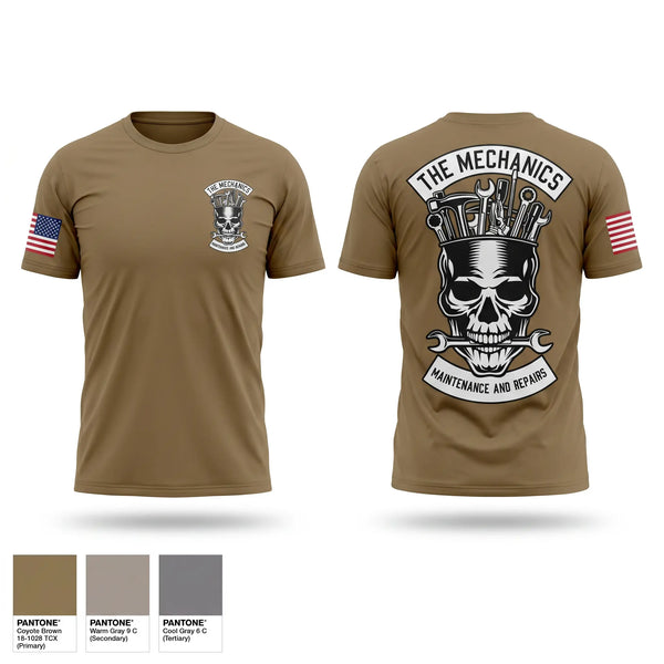 Old School Cotton Feel Shirt, 1-82 FA C BRTY MECHANICS, Army, Teamtime, Team time, sublimation, custom sports apparel, team uniforms, spirit wear, spiritwear, sports uniforms, custom shirts, team store, custom team store, fundraiser sports, apparel fundraiser