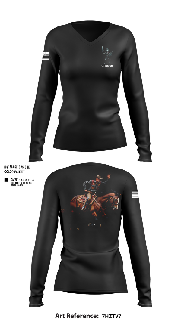 Womens Long Sleeve Vneck Shirt, , Army, Teamtime, Team time, sublimation, custom sports apparel, team uniforms, spirit wear, spiritwear, sports uniforms, custom shirts, team store, custom team store, fundraiser sports, apparel fundraiser