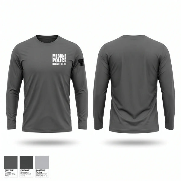 Long Sleeve Performance Shirt, Mebane Police Department, Police, Teamtime, Team time, sublimation, custom sports apparel, team uniforms, spirit wear, spiritwear, sports uniforms, custom shirts, team store, custom team store, fundraiser sports, apparel fundraiser