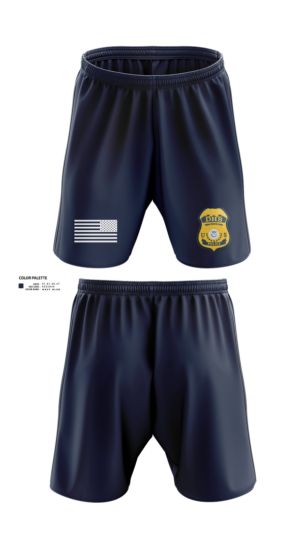 Athletic Shorts With Pockets, Federal Protective Service, Police, Teamtime, Team time, sublimation, custom sports apparel, team uniforms, spirit wear, spiritwear, sports uniforms, custom shirts, team store, custom team store, fundraiser sports, apparel fundraiser