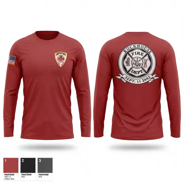 Long Sleeve Performance Shirt, Rockhouse vol Fire department, Fire Department, Teamtime, Team time, sublimation, custom sports apparel, team uniforms, spirit wear, spiritwear, sports uniforms, custom shirts, team store, custom team store, fundraiser sports, apparel fundraiser