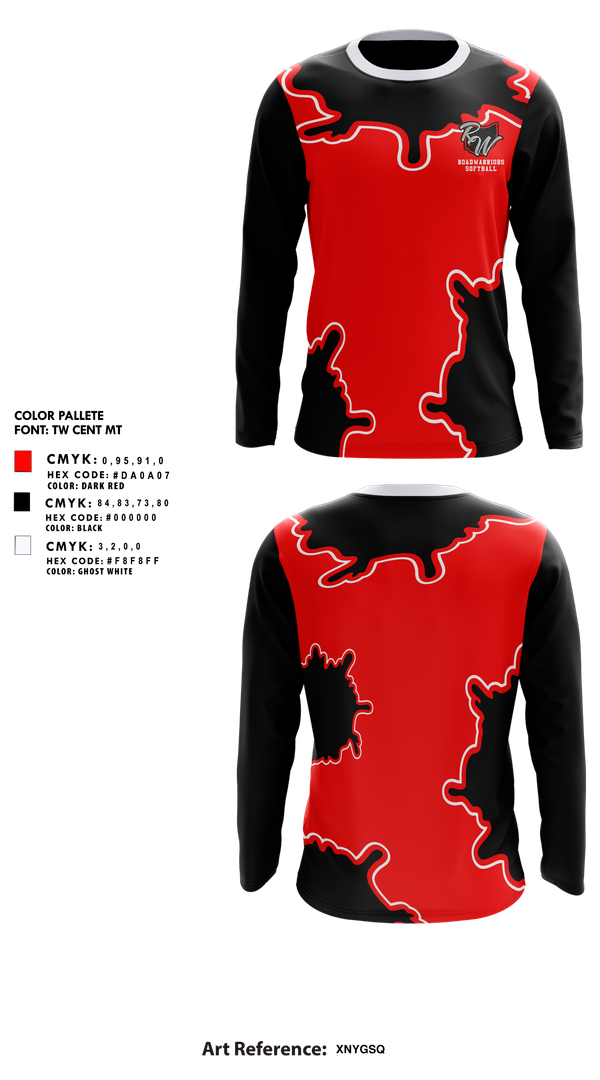 Long Sleeve Performance Shirt, Roadwarriors, Softball, Teamtime, Team time, sublimation, custom sports apparel, team uniforms, spirit wear, spiritwear, sports uniforms, custom shirts, team store, custom team store, fundraiser sports, apparel fundraiser