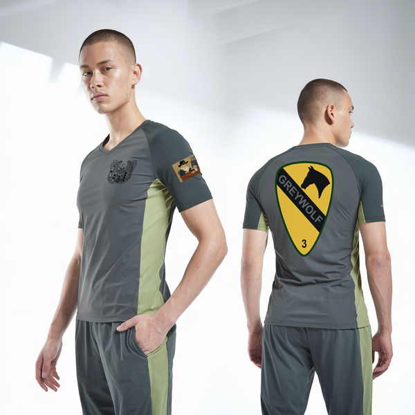 Short Sleeve Performance Shirt, 1st cav Div 3abct, , Teamtime, Team time, sublimation, custom sports apparel, team uniforms, spirit wear, spiritwear, sports uniforms, custom shirts, team store, custom team store, fundraiser sports, apparel fundraiser