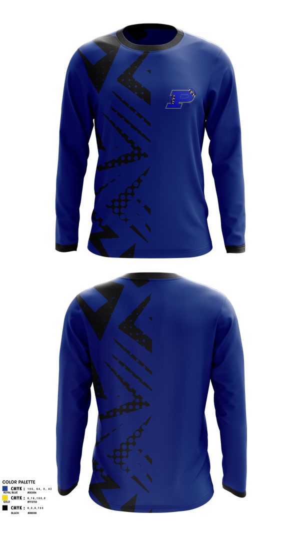 Long Sleeve Performance Shirt, Parlier High School Basketball, Men's Basketball, Teamtime, Team time, sublimation, custom sports apparel, team uniforms, spirit wear, spiritwear, sports uniforms, custom shirts, team store, custom team store, fundraiser sports, apparel fundraiser