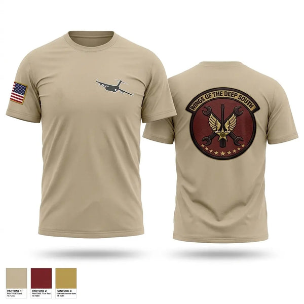 Old School Cotton Feel Shirt, 172nd AMXS, Air Force, Teamtime, Team time, sublimation, custom sports apparel, team uniforms, spirit wear, spiritwear, sports uniforms, custom shirts, team store, custom team store, fundraiser sports, apparel fundraiser