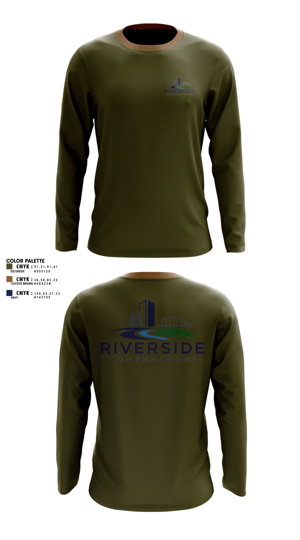Long Sleeve Performance Shirt, Riverside Contractors LLC, , Teamtime, Team time, sublimation, custom sports apparel, team uniforms, spirit wear, spiritwear, sports uniforms, custom shirts, team store, custom team store, fundraiser sports, apparel fundraiser