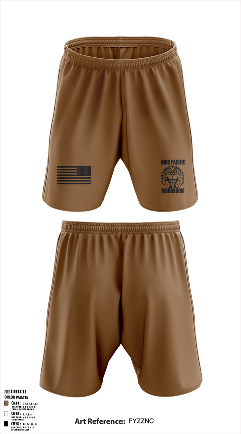 Athletic Shorts With Pockets, NIOC Pacific Officers Association, , Teamtime, Team time, sublimation, custom sports apparel, team uniforms, spirit wear, spiritwear, sports uniforms, custom shirts, team store, custom team store, fundraiser sports, apparel fundraiser