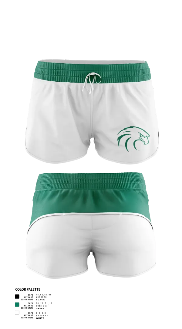 Womens Shorts, NSU Riverhawks Football, , Teamtime, Team time, sublimation, custom sports apparel, team uniforms, spirit wear, spiritwear, sports uniforms, custom shirts, team store, custom team store, fundraiser sports, apparel fundraiser