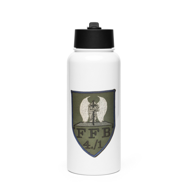 4./PuPiBtl.1 FFB Zg. 55830951 Stainless Steel Water Bottle with a Straw Lid