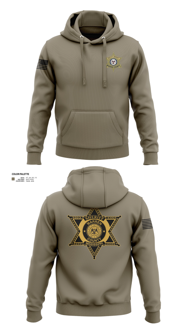 Hoodie, Warren County Sheriff Office, Police, Teamtime, Team time, sublimation, custom sports apparel, team uniforms, spirit wear, spiritwear, sports uniforms, custom shirts, team store, custom team store, fundraiser sports, apparel fundraiser