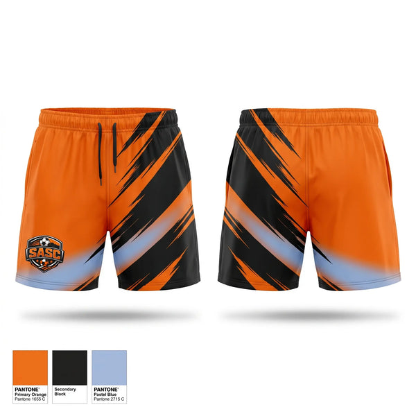 Athletic Shorts With Pockets, SASC, Women's Soccer, Teamtime, Team time, sublimation, custom sports apparel, team uniforms, spirit wear, spiritwear, sports uniforms, custom shirts, team store, custom team store, fundraiser sports, apparel fundraiser