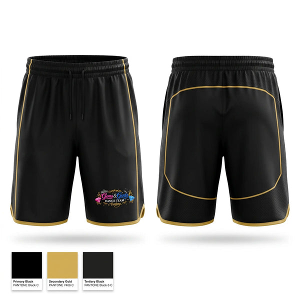 Athletic Shorts With Pockets, Gems and gents, Cheer, Teamtime, Team time, sublimation, custom sports apparel, team uniforms, spirit wear, spiritwear, sports uniforms, custom shirts, team store, custom team store, fundraiser sports, apparel fundraiser
