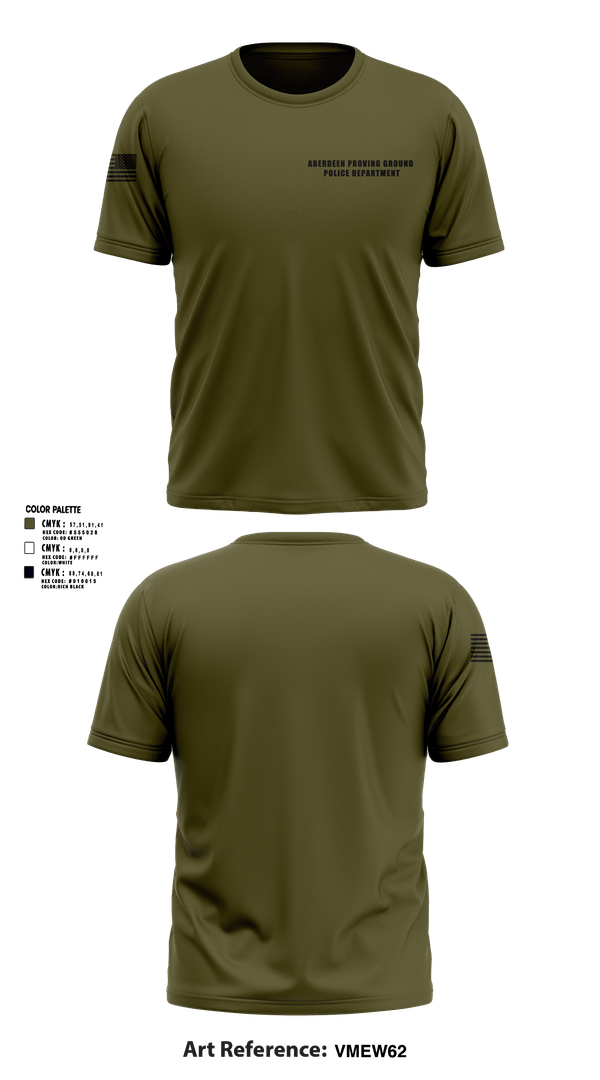 Short Sleeve Performance Shirt, Aberdeen Proving Ground Police Department, Police, Teamtime, Team time, sublimation, custom sports apparel, team uniforms, spirit wear, spiritwear, sports uniforms, custom shirts, team store, custom team store, fundraiser sports, apparel fundraiser