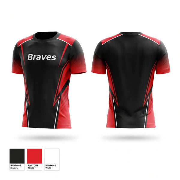 Mens Soccer Jersey, Braves, Men's Soccer, Teamtime, Team time, sublimation, custom sports apparel, team uniforms, spirit wear, spiritwear, sports uniforms, custom shirts, team store, custom team store, fundraiser sports, apparel fundraiser