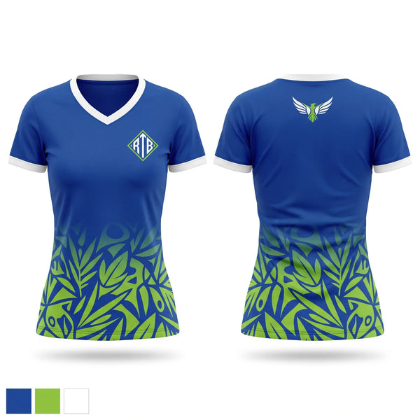 Womens Short Sleeve Vneck Shirt, Raise the Bar, Track & Field, Teamtime, Team time, sublimation, custom sports apparel, team uniforms, spirit wear, spiritwear, sports uniforms, custom shirts, team store, custom team store, fundraiser sports, apparel fundraiser