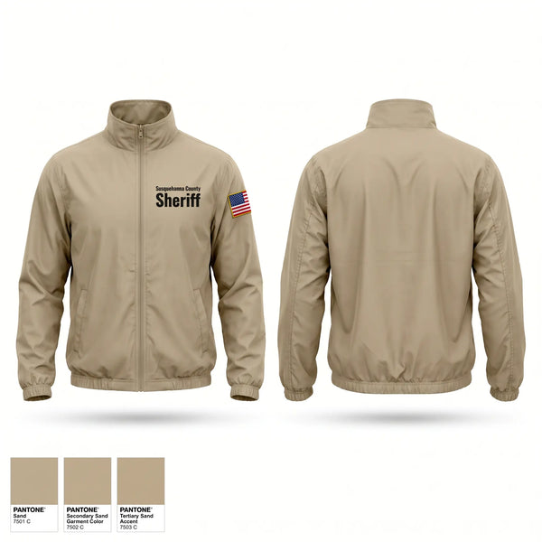 Windbreaker, Susquehanna County Sheriff, Police, Teamtime, Team time, sublimation, custom sports apparel, team uniforms, spirit wear, spiritwear, sports uniforms, custom shirts, team store, custom team store, fundraiser sports, apparel fundraiser