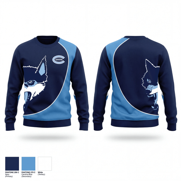 Crew Neck Sweatshirt, Clarksburg High School, , Teamtime, Team time, sublimation, custom sports apparel, team uniforms, spirit wear, spiritwear, sports uniforms, custom shirts, team store, custom team store, fundraiser sports, apparel fundraiser
