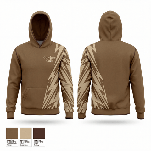 Hoodie, Cowboy Cafe, Spirit Store, Teamtime, Team time, sublimation, custom sports apparel, team uniforms, spirit wear, spiritwear, sports uniforms, custom shirts, team store, custom team store, fundraiser sports, apparel fundraiser