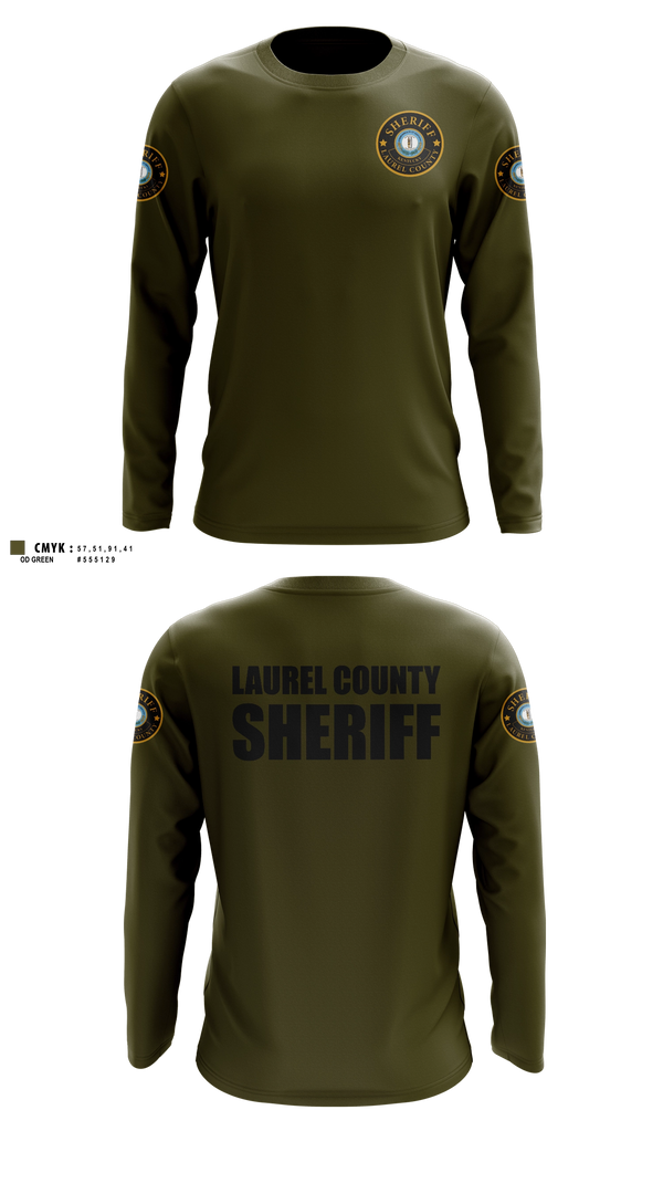 Long Sleeve Performance Shirt, Laurel county sheriffs, Police, Teamtime, Team time, sublimation, custom sports apparel, team uniforms, spirit wear, spiritwear, sports uniforms, custom shirts, team store, custom team store, fundraiser sports, apparel fundraiser