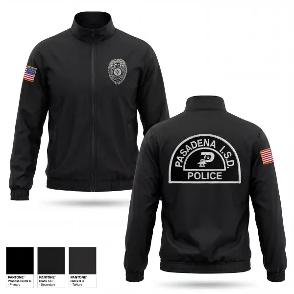 Windbreaker, Pasadena I.S.D., Police, Teamtime, Team time, sublimation, custom sports apparel, team uniforms, spirit wear, spiritwear, sports uniforms, custom shirts, team store, custom team store, fundraiser sports, apparel fundraiser