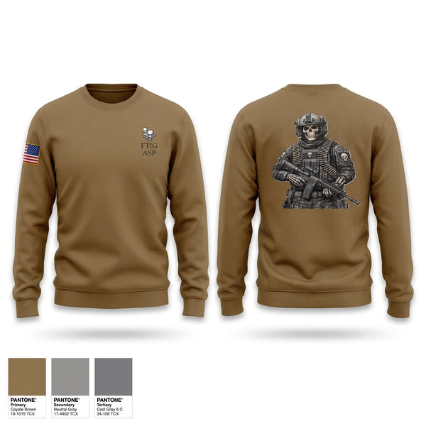Crew Neck Sweatshirt, Ammunition Supply Point, National Guard, Teamtime, Team time, sublimation, custom sports apparel, team uniforms, spirit wear, spiritwear, sports uniforms, custom shirts, team store, custom team store, fundraiser sports, apparel fundraiser