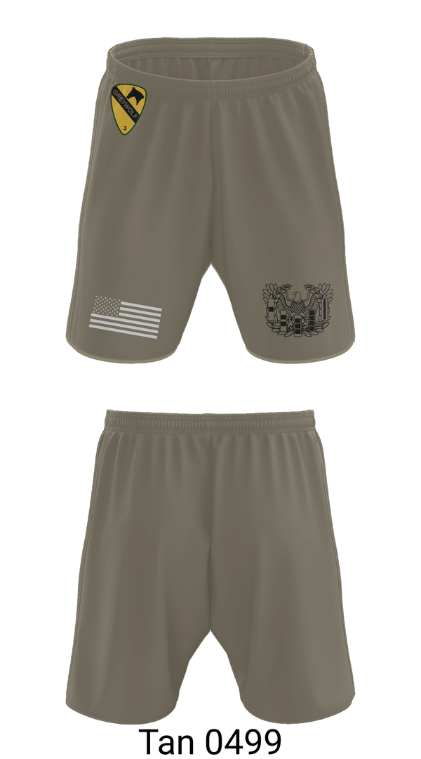 Athletic Shorts With Pockets, 1st cav Div 3abct, , Teamtime, Team time, sublimation, custom sports apparel, team uniforms, spirit wear, spiritwear, sports uniforms, custom shirts, team store, custom team store, fundraiser sports, apparel fundraiser
