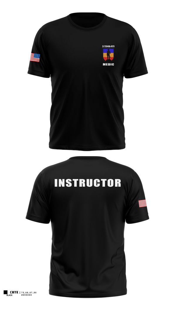 Old School Cotton Feel Shirt, 2/254 RTI, Army, Teamtime, Team time, sublimation, custom sports apparel, team uniforms, spirit wear, spiritwear, sports uniforms, custom shirts, team store, custom team store, fundraiser sports, apparel fundraiser