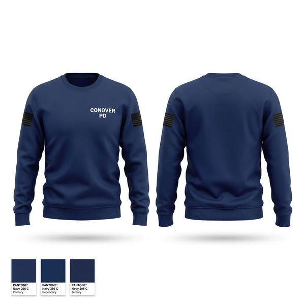 Crew Neck Sweatshirt, Conover PD, Police, Teamtime, Team time, sublimation, custom sports apparel, team uniforms, spirit wear, spiritwear, sports uniforms, custom shirts, team store, custom team store, fundraiser sports, apparel fundraiser