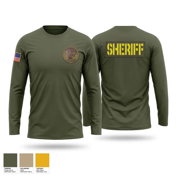 Long Sleeve Performance Shirt, Cuyahoga County Sheriff’s Department, Police, Teamtime, Team time, sublimation, custom sports apparel, team uniforms, spirit wear, spiritwear, sports uniforms, custom shirts, team store, custom team store, fundraiser sports, apparel fundraiser