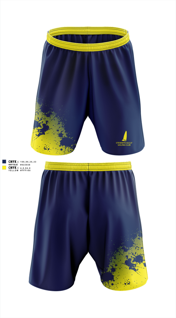 Athletic Shorts With Pockets, Stewarts Gully Sailing Club, Spirit Store, Teamtime, Team time, sublimation, custom sports apparel, team uniforms, spirit wear, spiritwear, sports uniforms, custom shirts, team store, custom team store, fundraiser sports, apparel fundraiser