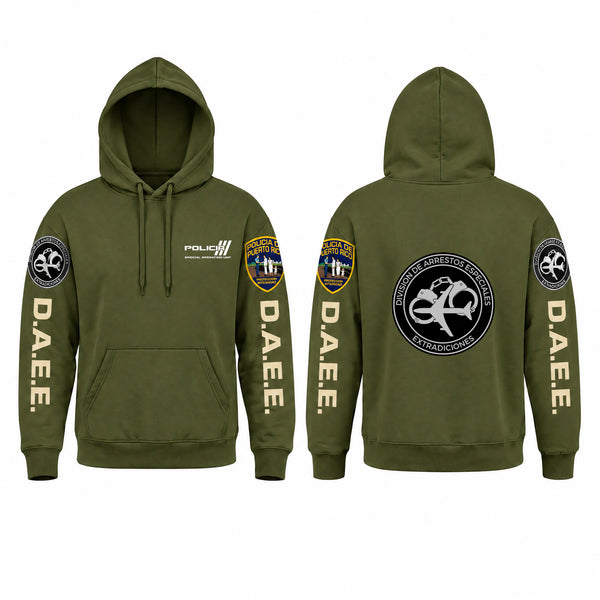 Hoodie, Arresto Especiales & Extradiciones San Juan, Police, Teamtime, Team time, sublimation, custom sports apparel, team uniforms, spirit wear, spiritwear, sports uniforms, custom shirts, team store, custom team store, fundraiser sports, apparel fundraiser