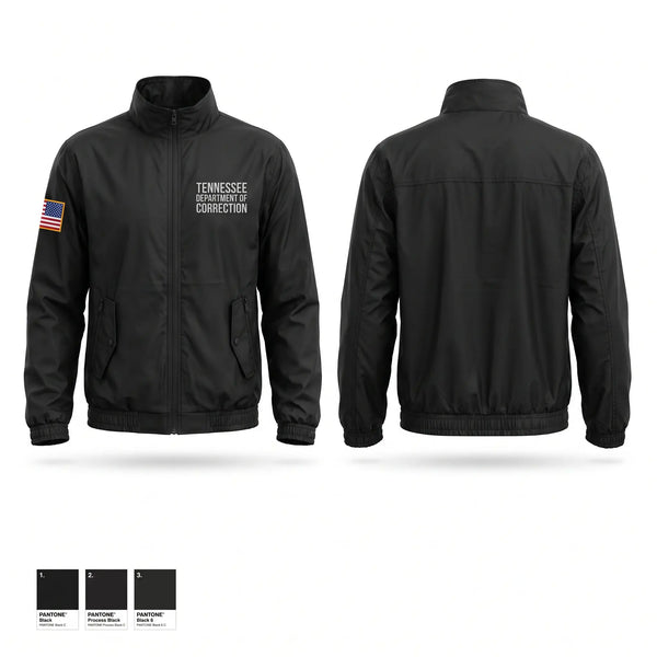 Windbreaker, Tennessee department of correction, Police, Teamtime, Team time, sublimation, custom sports apparel, team uniforms, spirit wear, spiritwear, sports uniforms, custom shirts, team store, custom team store, fundraiser sports, apparel fundraiser
