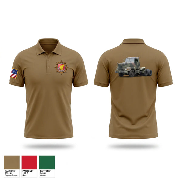 Short Sleeve Performance Polo, 737th Trans, Army, Teamtime, Team time, sublimation, custom sports apparel, team uniforms, spirit wear, spiritwear, sports uniforms, custom shirts, team store, custom team store, fundraiser sports, apparel fundraiser