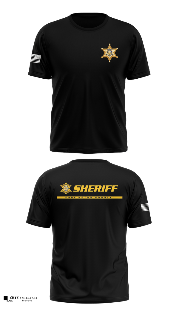 Old School Cotton Feel Shirt, Darlington County Sheriffs Office, Police, Teamtime, Team time, sublimation, custom sports apparel, team uniforms, spirit wear, spiritwear, sports uniforms, custom shirts, team store, custom team store, fundraiser sports, apparel fundraiser