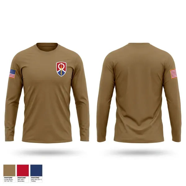 Long Sleeve Performance Shirt, 1013th QM CO, Army, Teamtime, Team time, sublimation, custom sports apparel, team uniforms, spirit wear, spiritwear, sports uniforms, custom shirts, team store, custom team store, fundraiser sports, apparel fundraiser